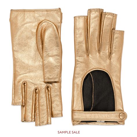 gucci leather gloves ladies|gucci fingerless gloves.